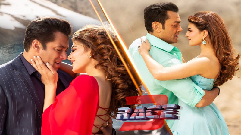 Salman Khan, Bobby Deol, Jacqueline Fernandez and Daisy Shah in Selfish song - Race 3