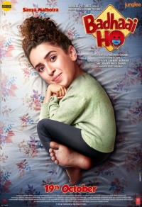 Sanya Malhotra- Badhaai Ho Poster